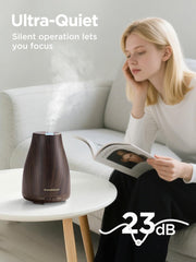 InnoGear essential oil diffuser showing two mist modes for flexible scenting.