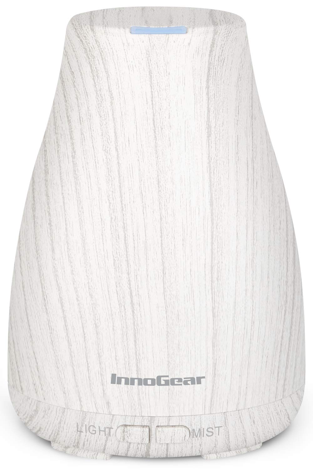 InnoGear essential oil diffuser with 7-color LED ambiance.