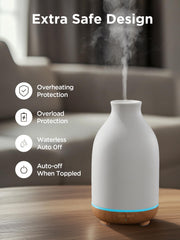 InnoGear diffuser continuous mist 4-6h delivers steady humidity for focus.