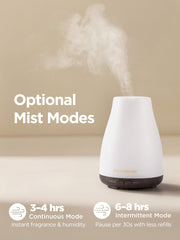 InnoGear essential oil diffuser continuous-mist for steady aroma across a cozy living space.