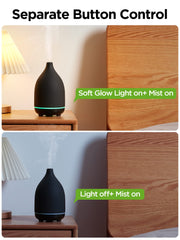 InnoGear diffuser intermittent mist mode close-up demonstrates extended usage.