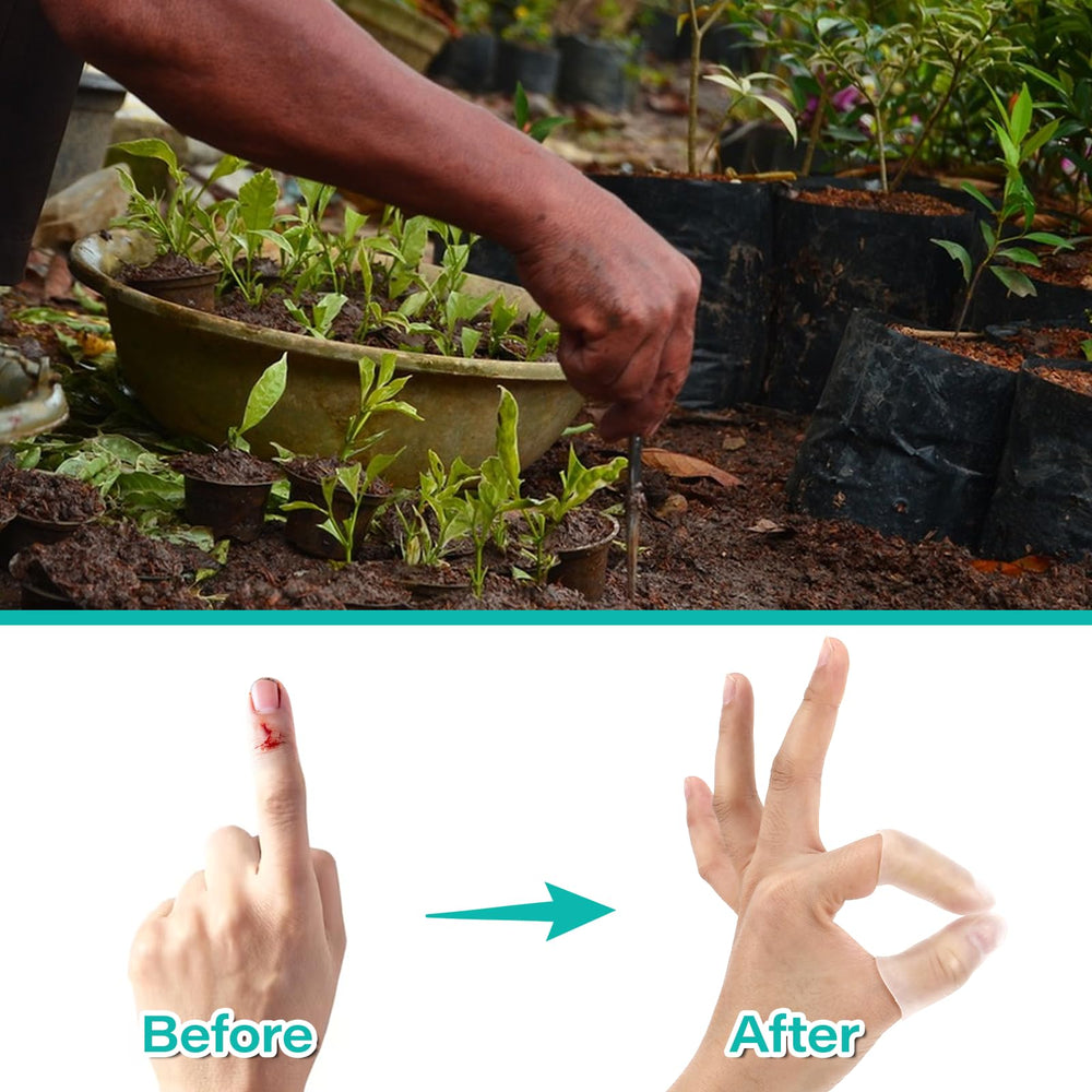 InnoHHustle gel finger cots are reusable and long-lasting for daily chores.