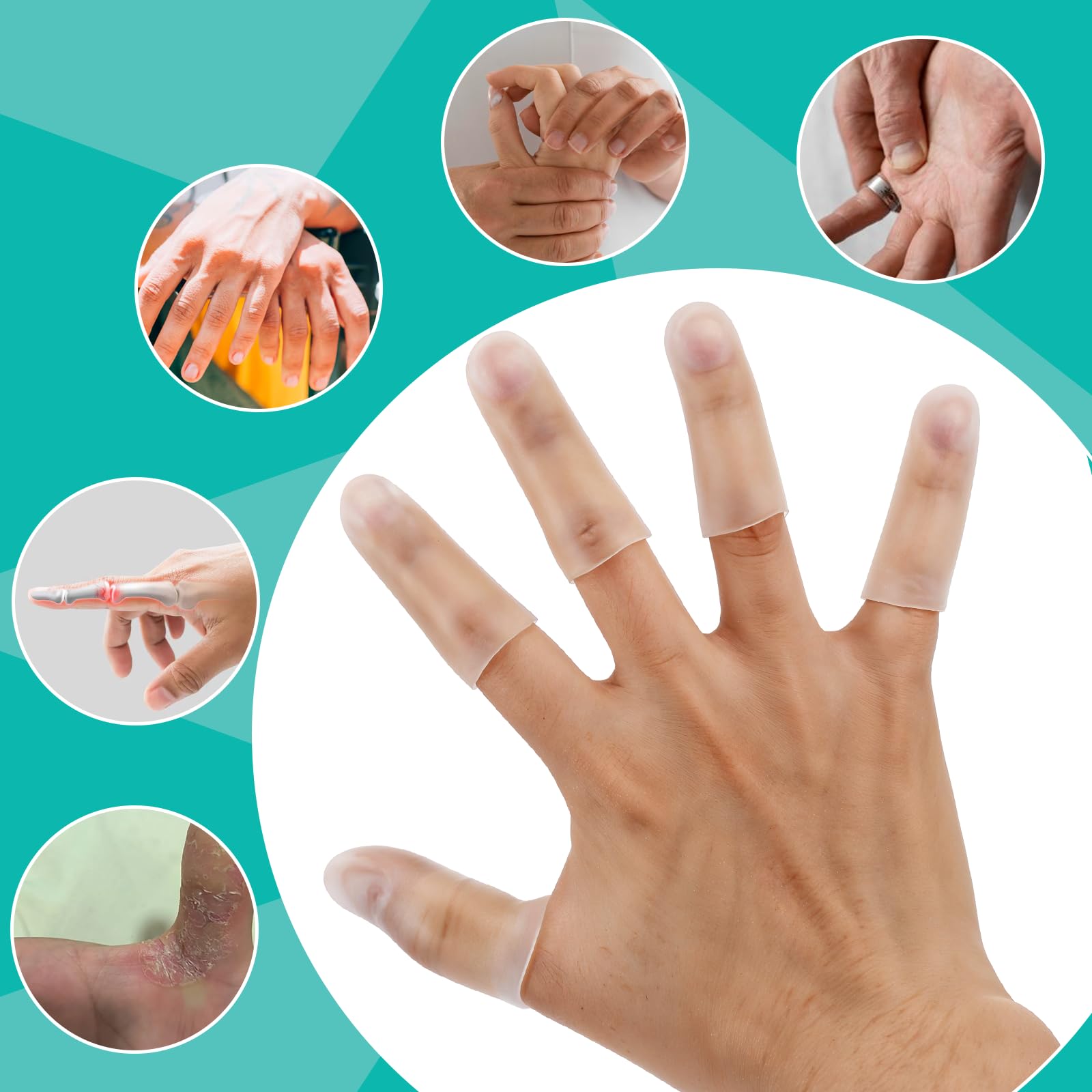 InnoHHustle multipurpose finger protection for electronics repair and light construction.