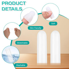 InnoHHustle reusable finger covers provide comfortable fit for various finger sizes.