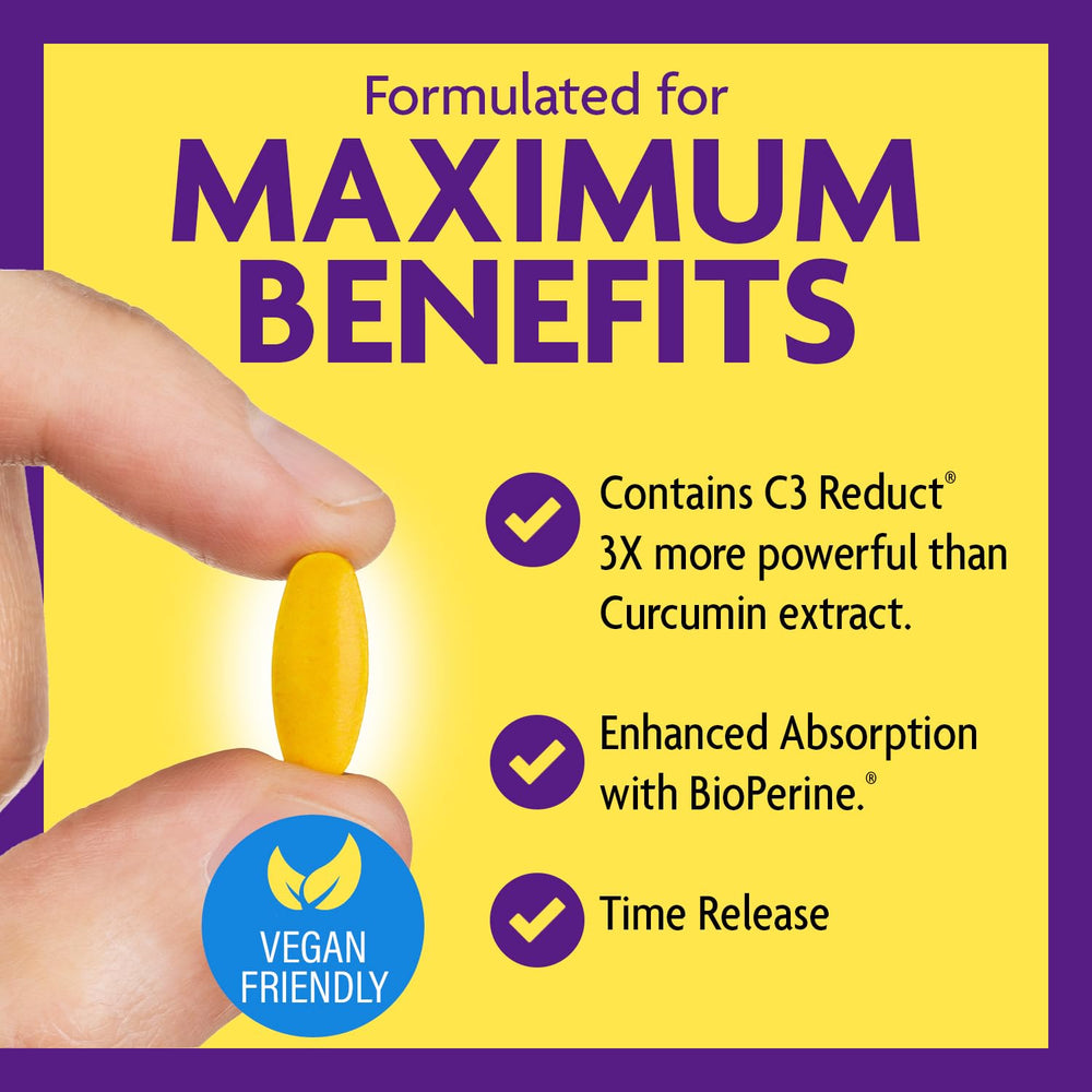 InnovixLabs Curcumin C3 Reduct active form demonstrating high potency.