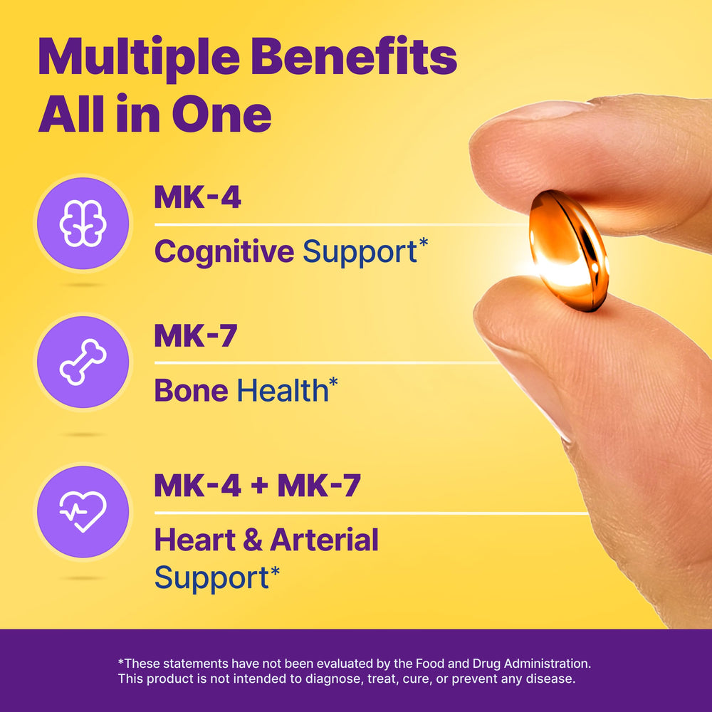 InnovixLabs K2 softgels texture close-up emphasizing smooth coating