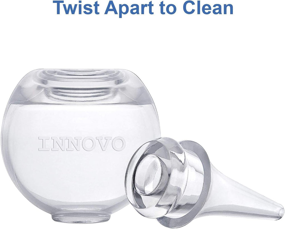 Innovo soft silicone tip providing gentle suction for newborns