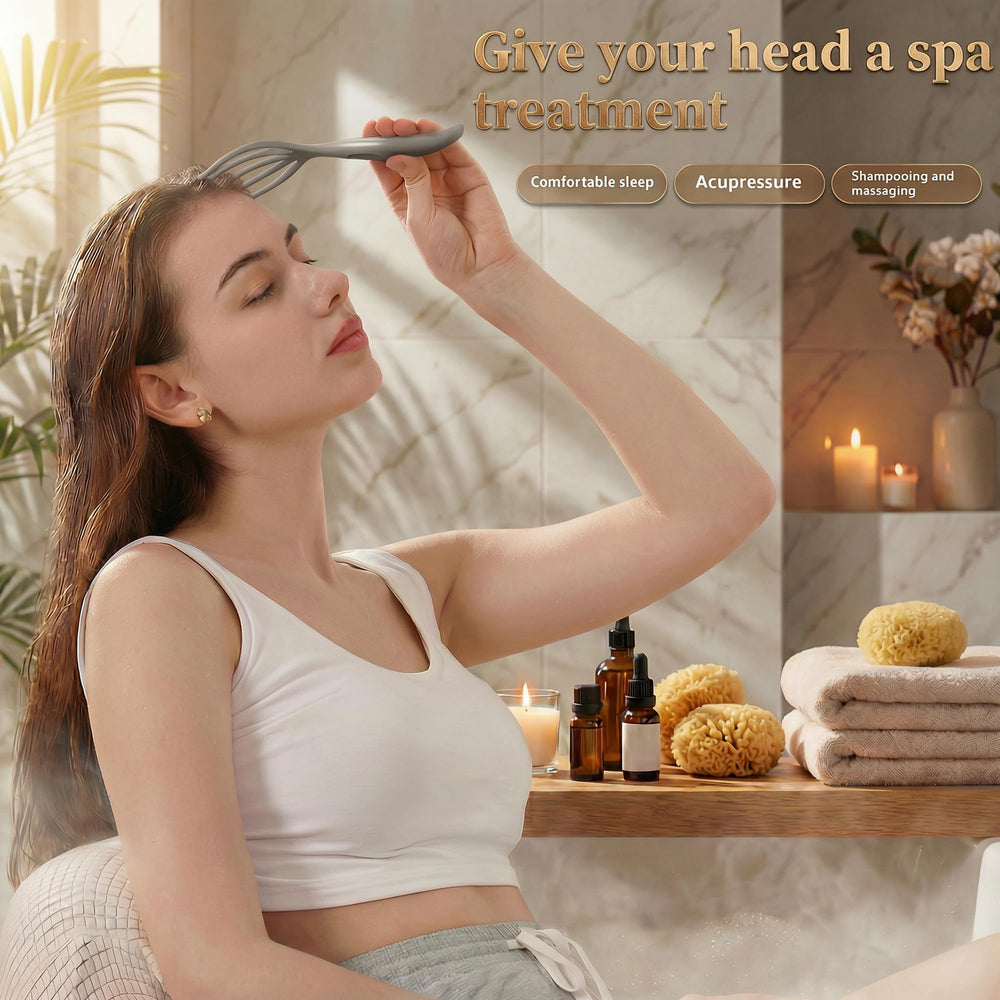 Inoostar resin gua sha comb with magnetic tips for facial massage
