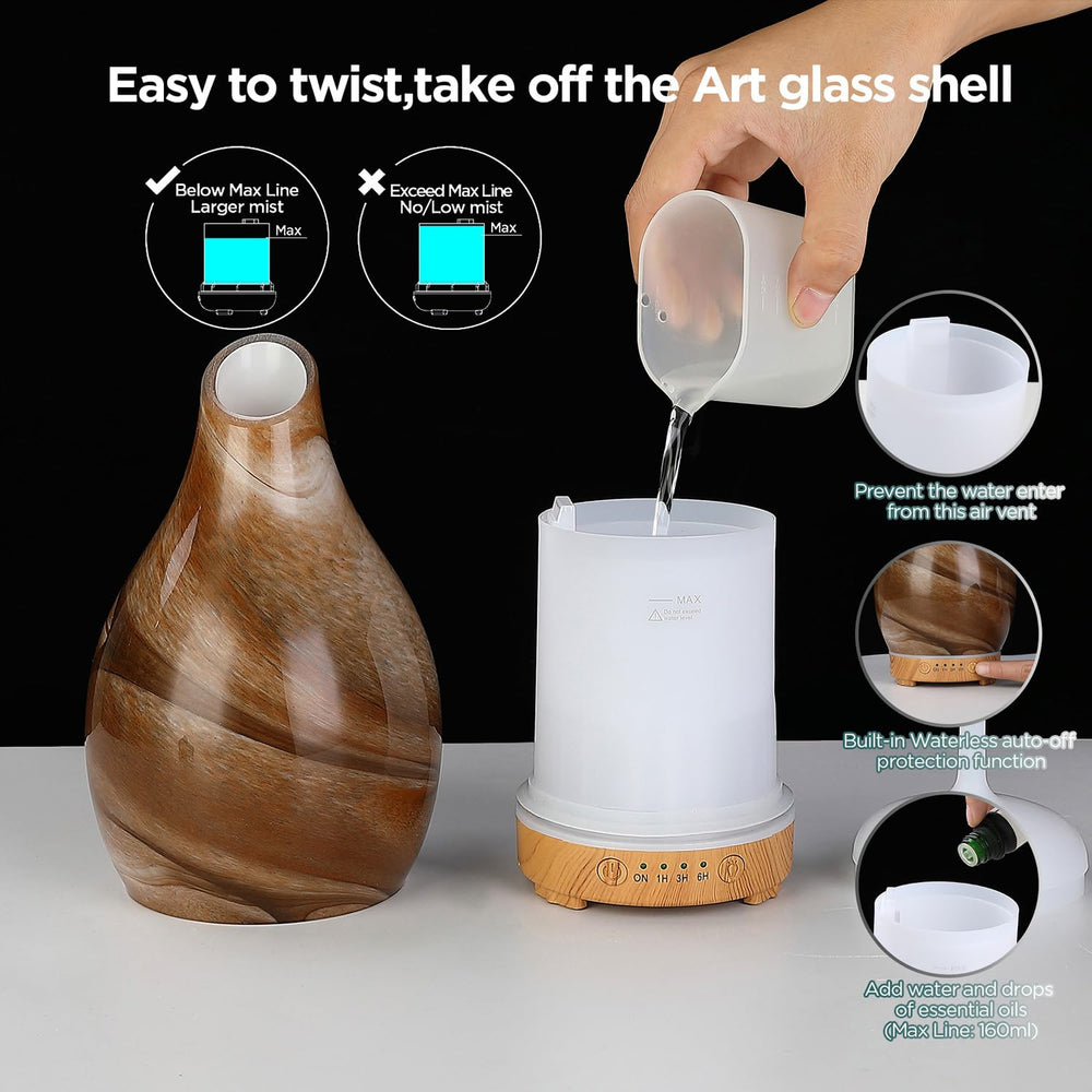 INRORNAS brown glass design blends art and function
