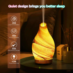 INRORNAS diffuser with 7-color LED lights for ambient mood