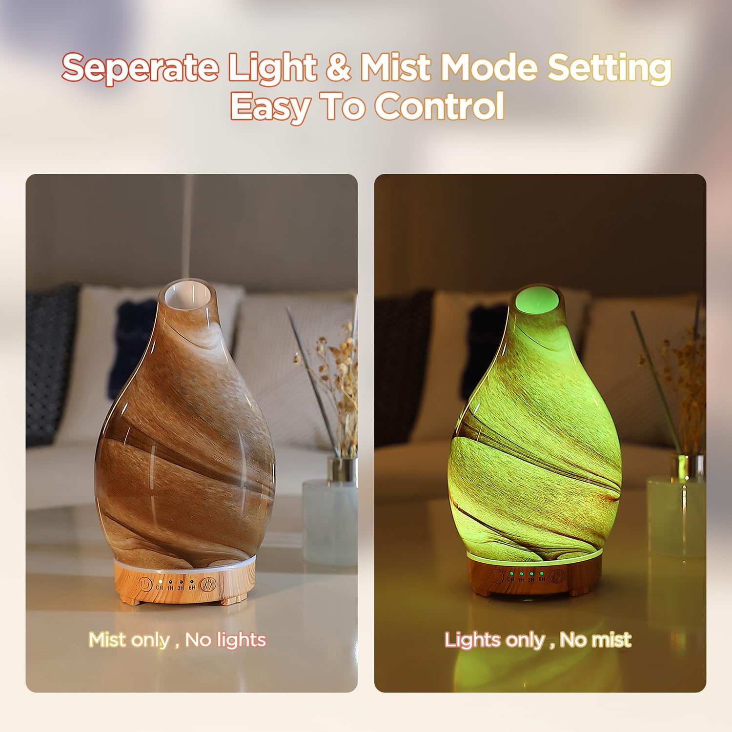 INRORNAS diffuser suited for home, office, spa, or yoga