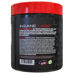 Insane Labz I am God pre-workout shaker pouring a ready-to-drink mix.