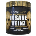 Insane Labz Insane Veinz Gold – Non-Stimulant Nitric Oxide Pre-Workout (Apple), 30 Servings