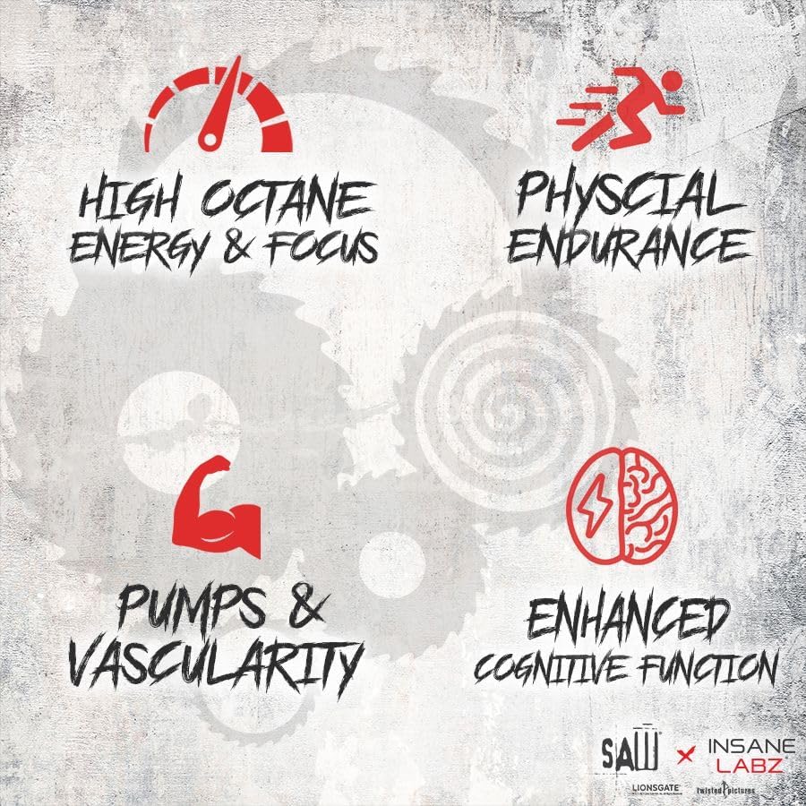 Athlete using Psychotic SAW during a high intensity blue raspberry session.