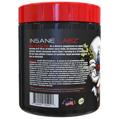 Insane Labz Psychotic scoop and glass show easy mixing and tasty flavor.