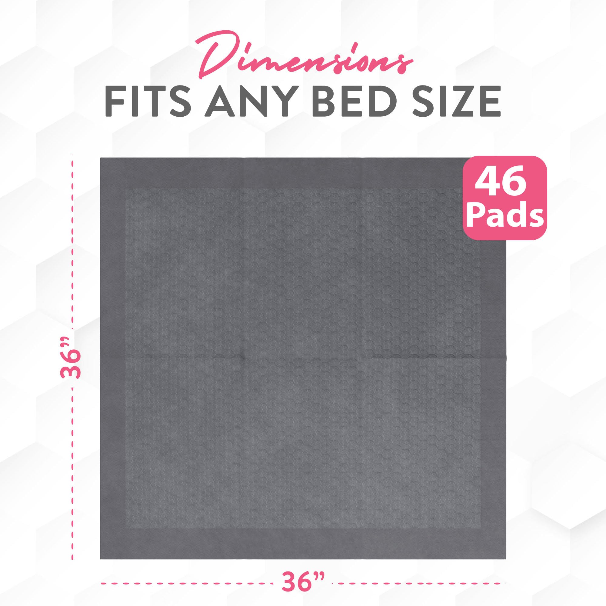 Inspire disposable bed pad suitable for elderly use and daily routines.