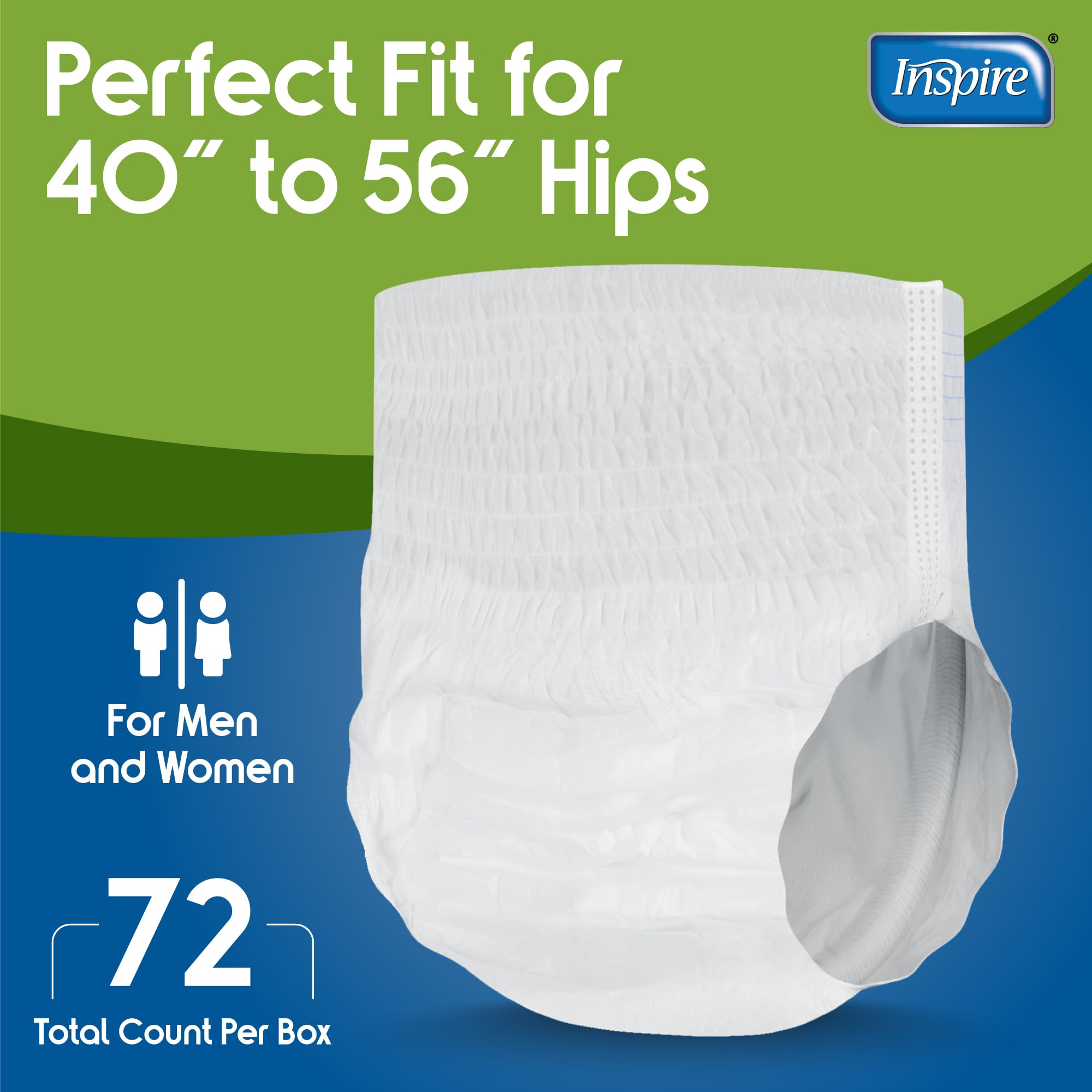 Inspire Protective Underwear back view highlights secure fit