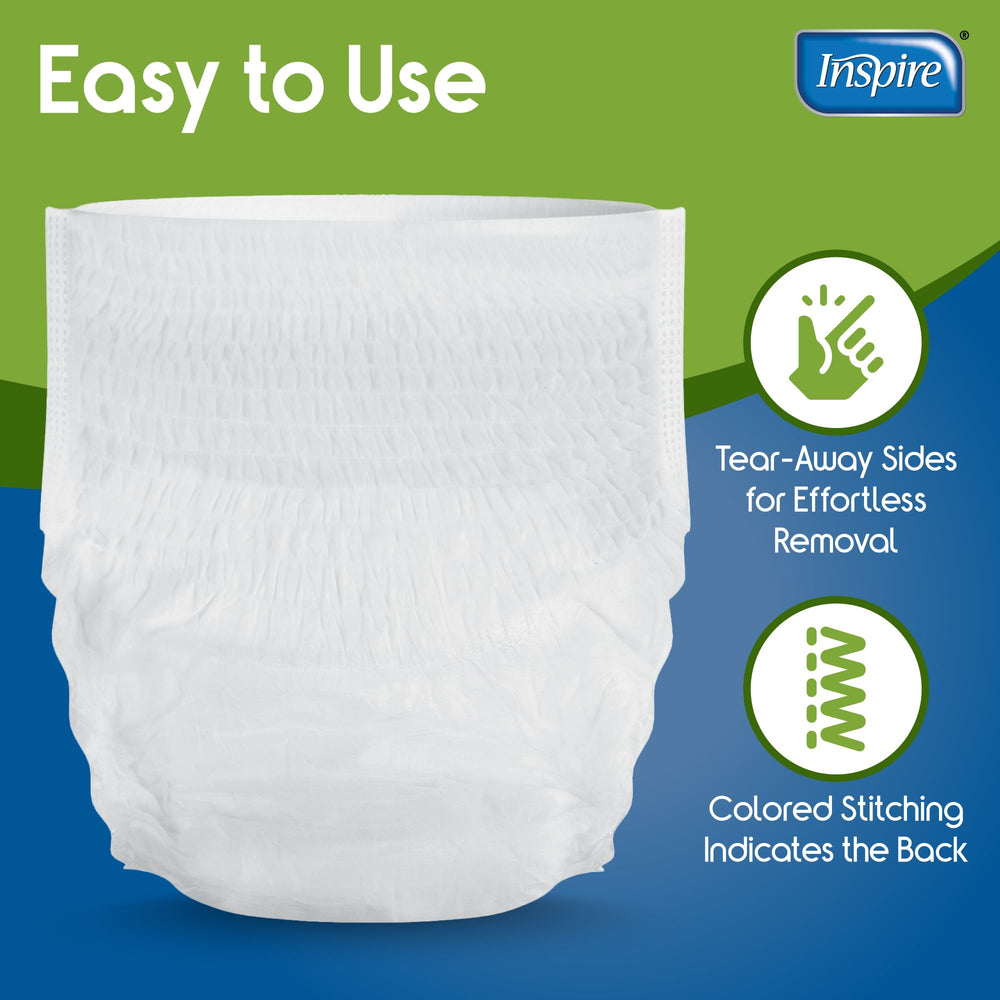 Inspire Protective Underwear tear-away sides enable easy removal