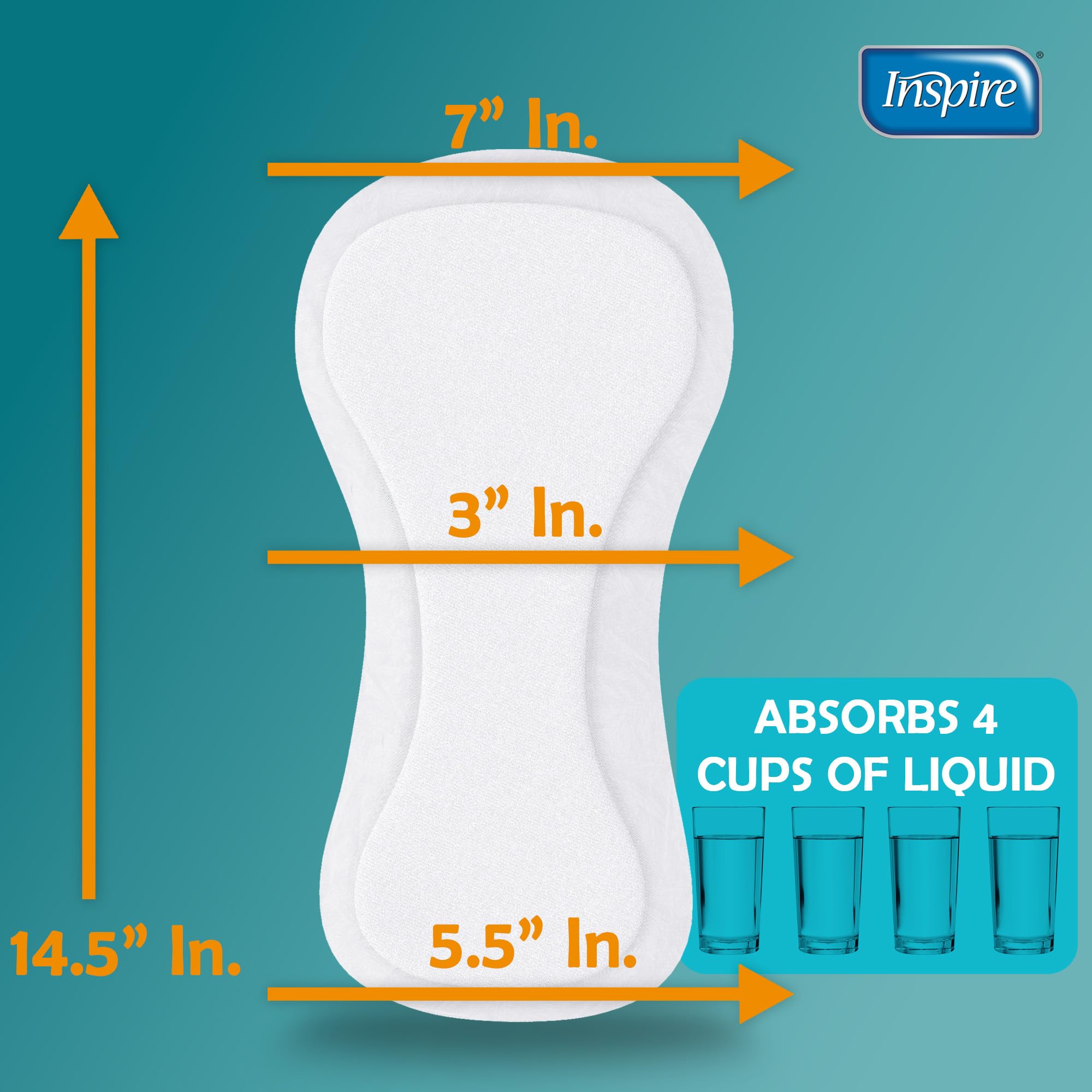 Inspire Individually Wrapped Booster Pad is ideal for travel and night use.