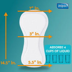 Inspire Ultra Booster Pad unisex hour-glass shape supports both women and men.
