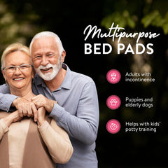 Inspire underpad with odor-lock polymer to manage odors during care.