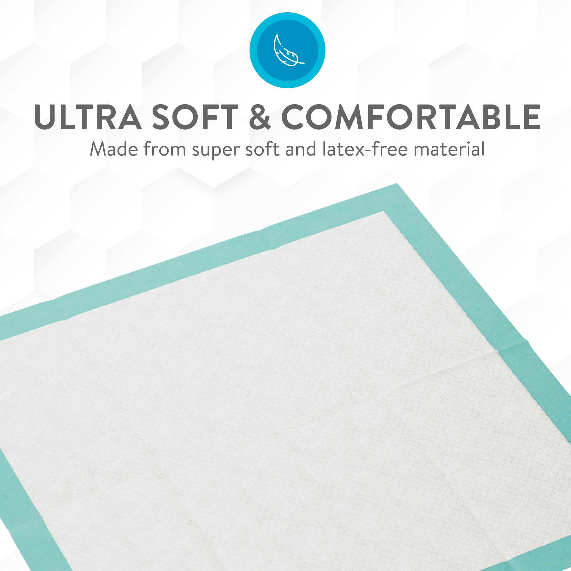 Inspire underpad soft top layer delivers gentle comfort