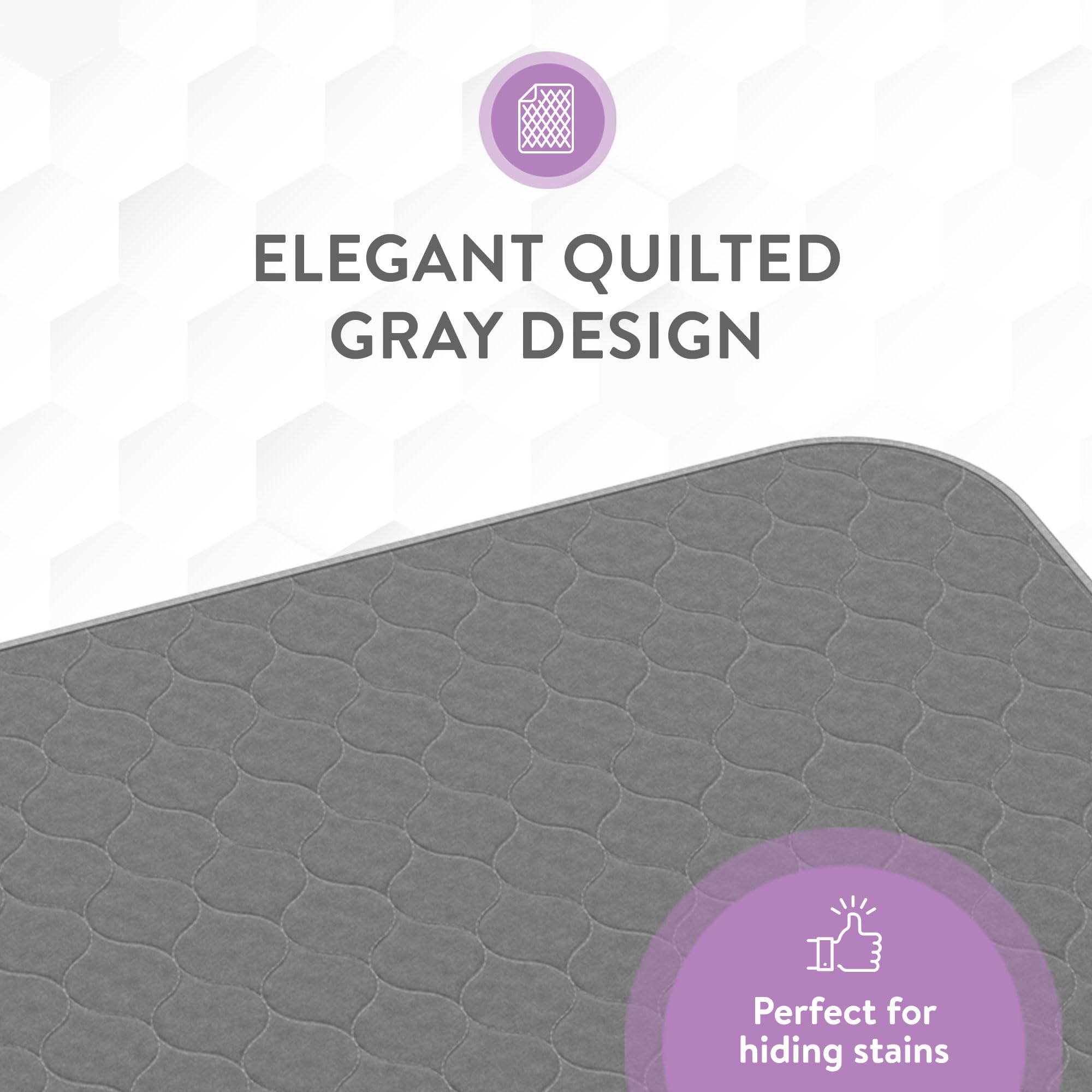 Inspire Underpads fast-drying material dries quickly after use.