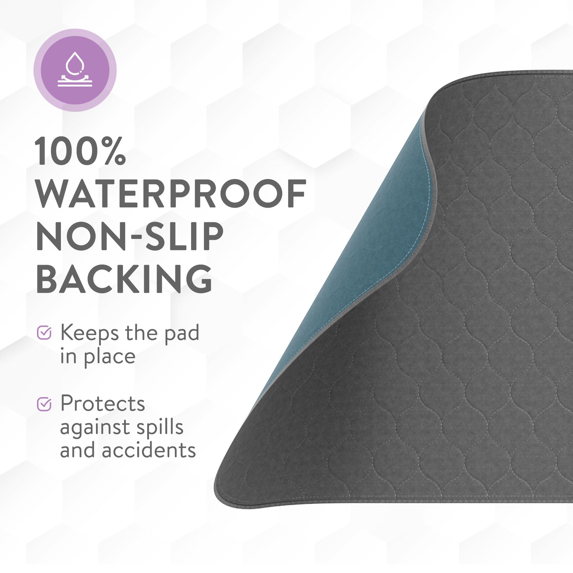 Inspire Underpads 3-pack provides economical, reusable protection for families and pets.