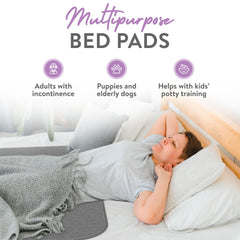 Inspire Underpads waterproof bottom layer guards mattresses from spills.