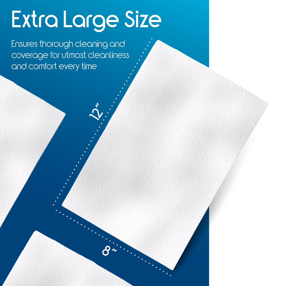 Inspire washcloths in dispensing pack for easy access