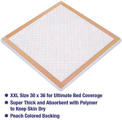 Inspire XL waterproof bottom layer prevents leaks on surfaces.