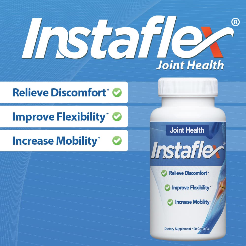 Instaflex bottle open, ready for a simple daily regimen