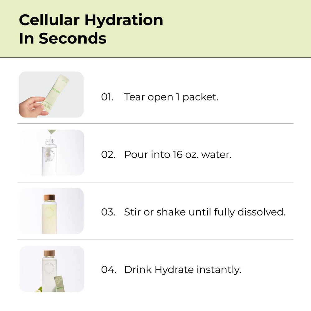 Active person drinking Instant Hydration after a run for quick electrolyte support.