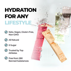 Instant Hydration Orange flavor packet for quick hydration
