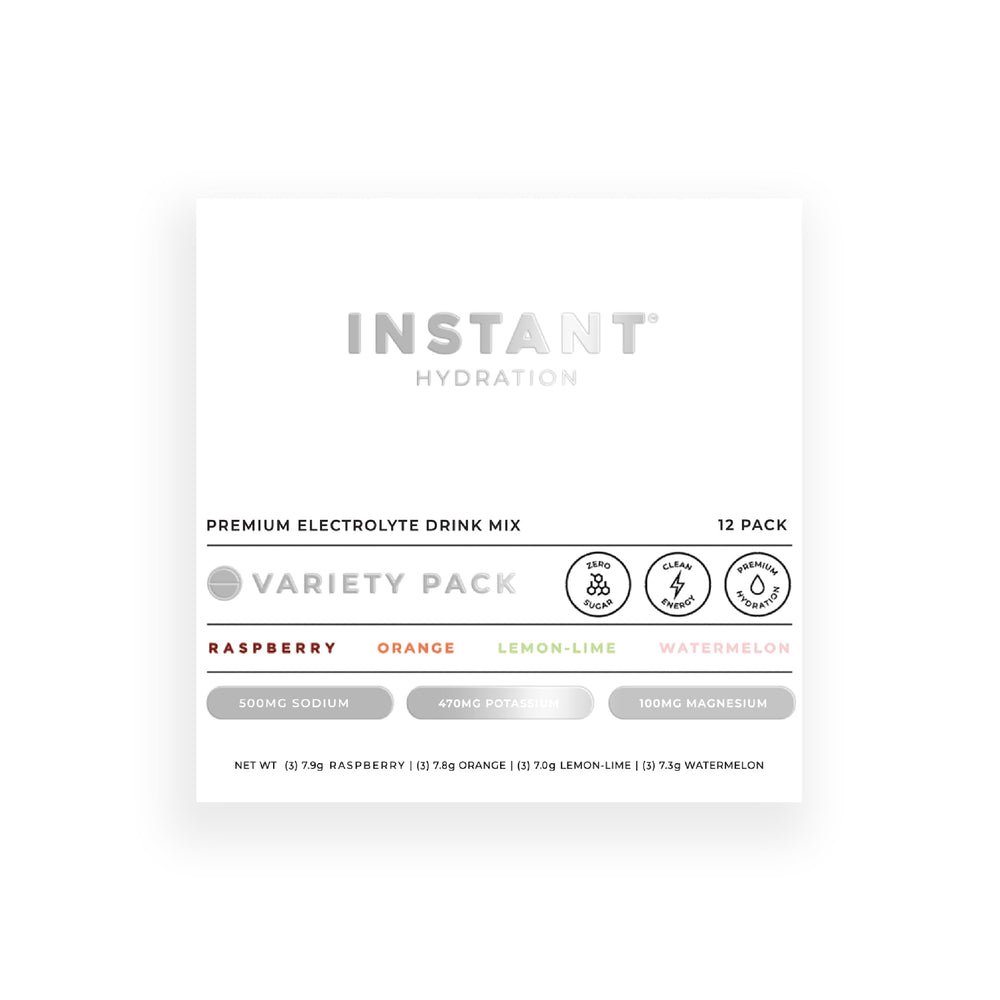 Instant Hydration variety pack bottle open for on-the-go hydration
