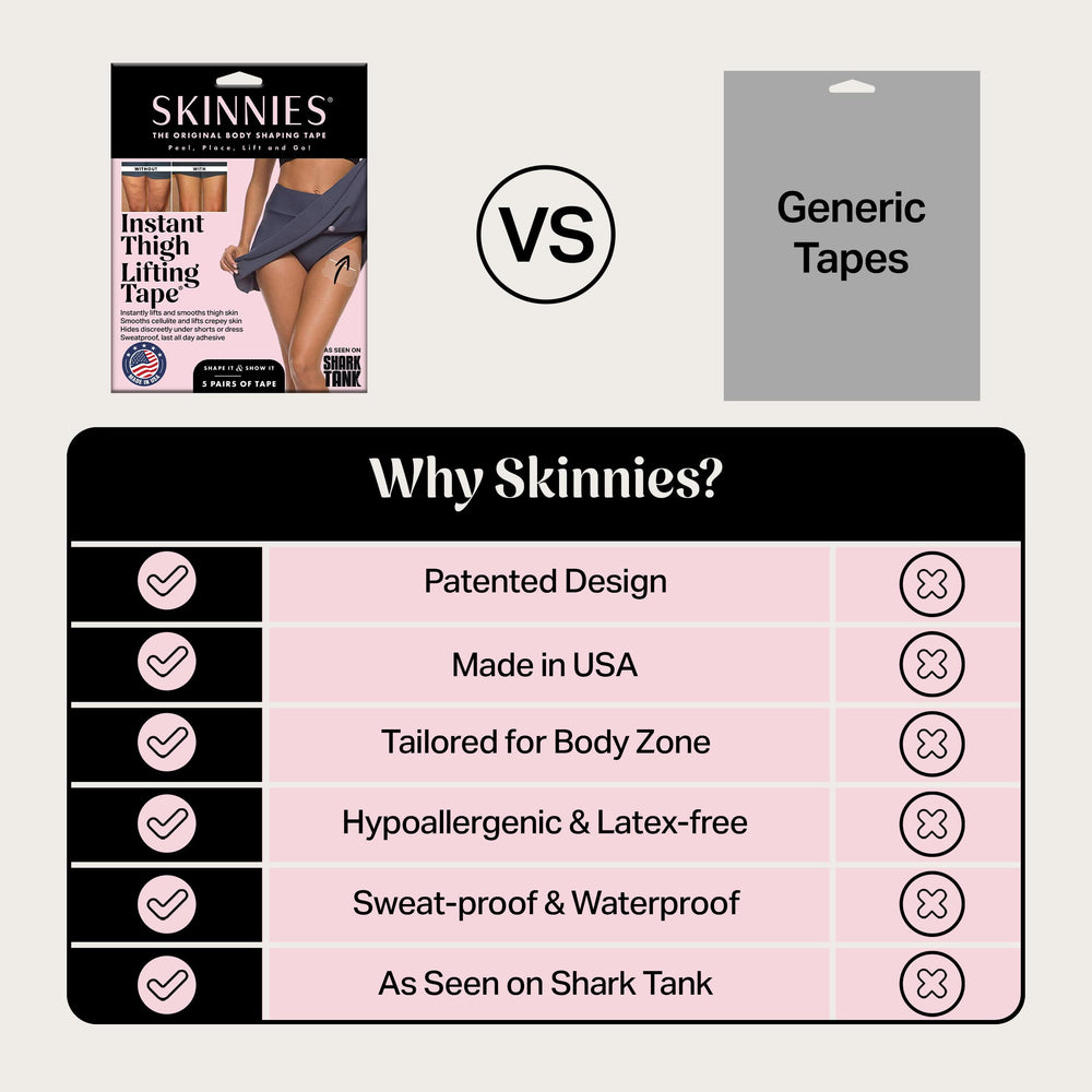 Step by step application of Skinnies peel place lift