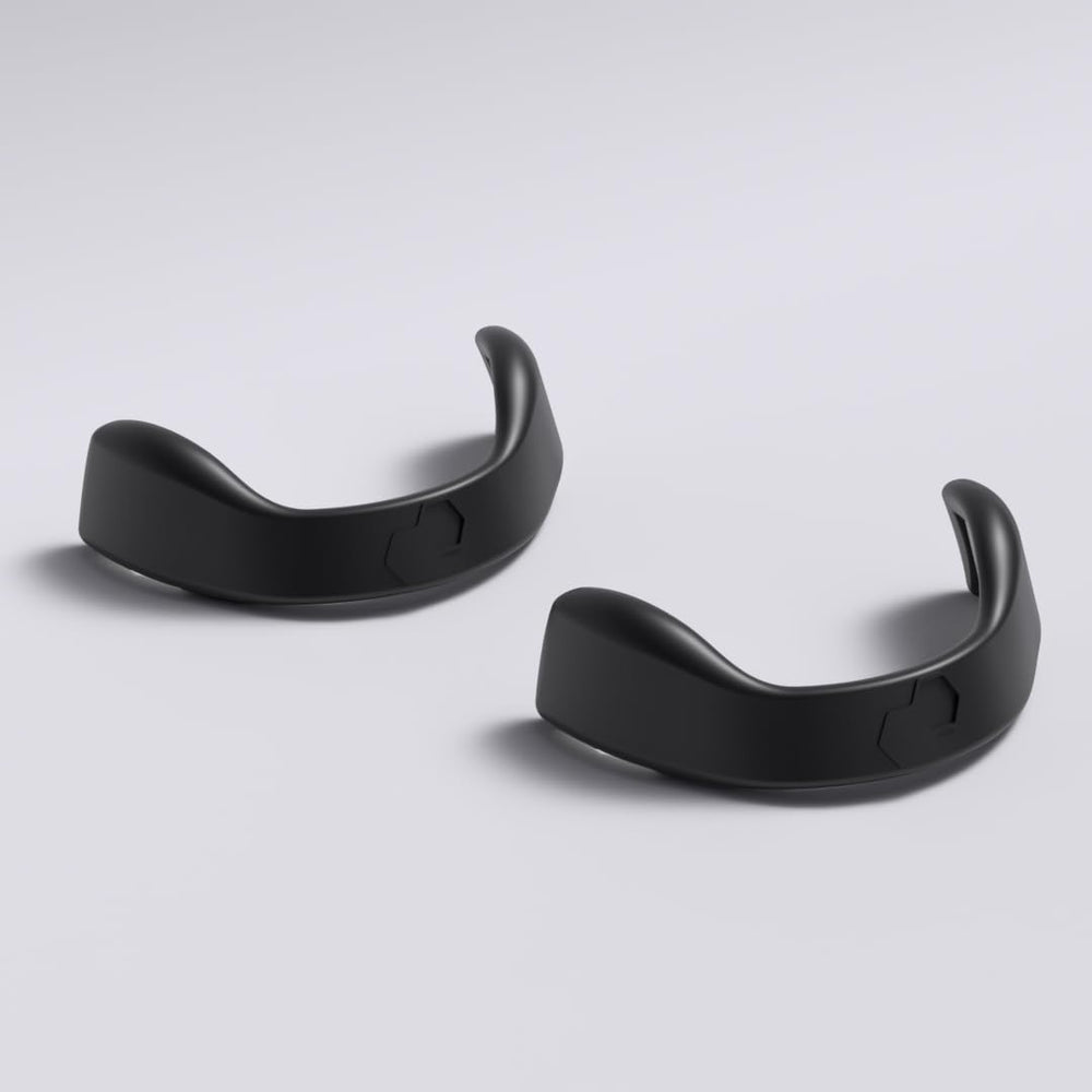 Intake Breathing Band, large matte black worn for subtle sleep support.
