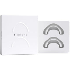 Intake Breathing Bands small matte white pack front view for discreet all-day wear