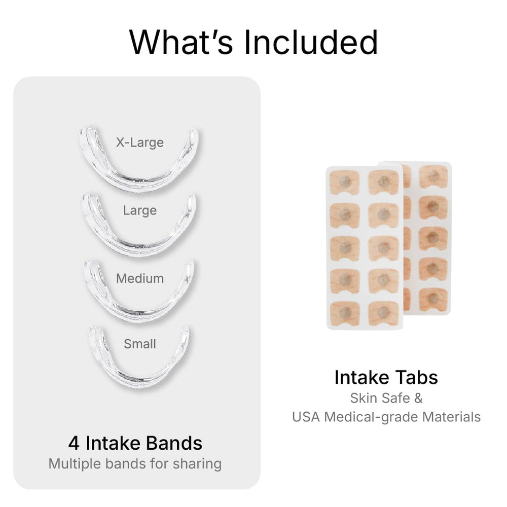 Relief band worn externally providing comfortable nasal support with Intake