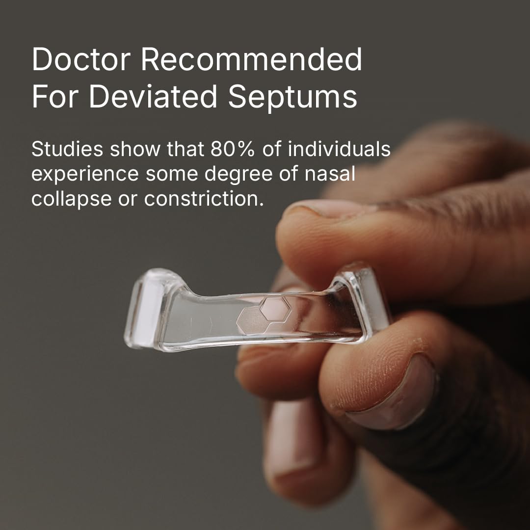 Snoring-relief option with Intake nasal strips for better night breathing