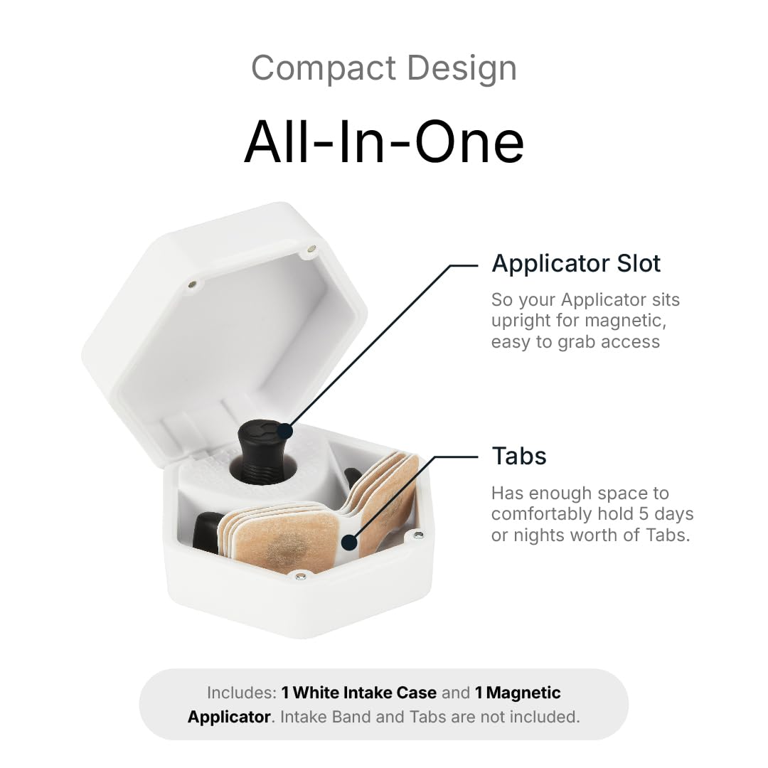 Intake magnetic refill applicator close up for easy on the go refills