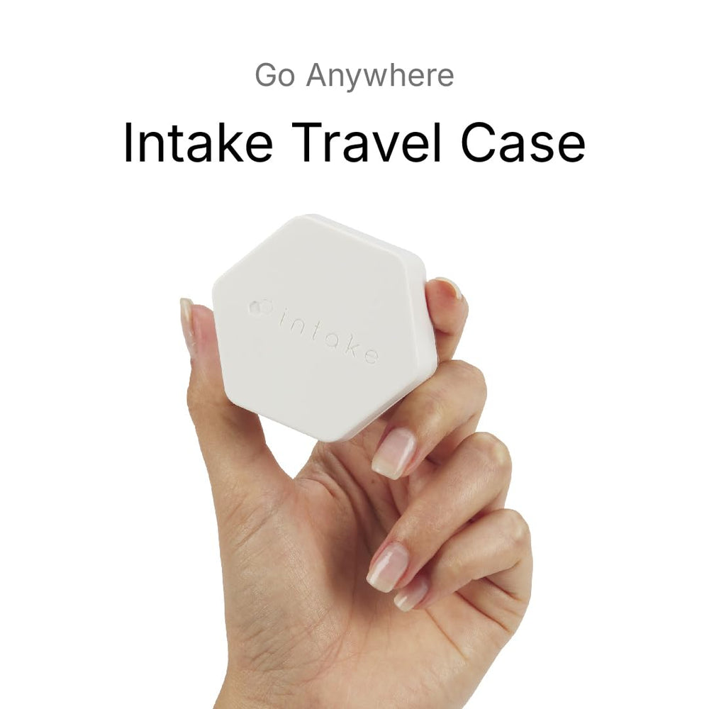 Intake travel case interior with soft silicone lining protects contents during travel