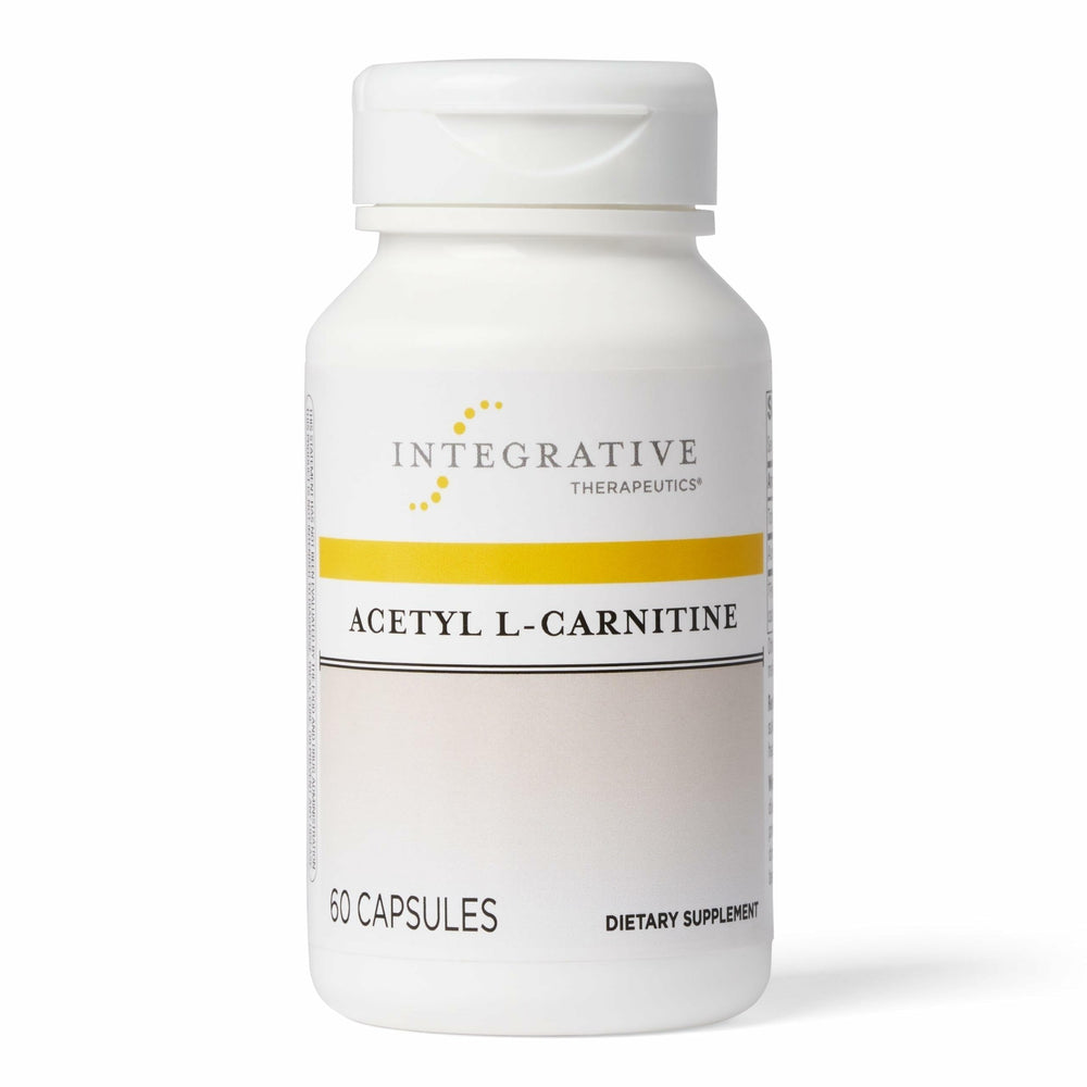 Integrative Therapeutics Acetyl L-Carnitine bottle on a clean surface for daily energy support