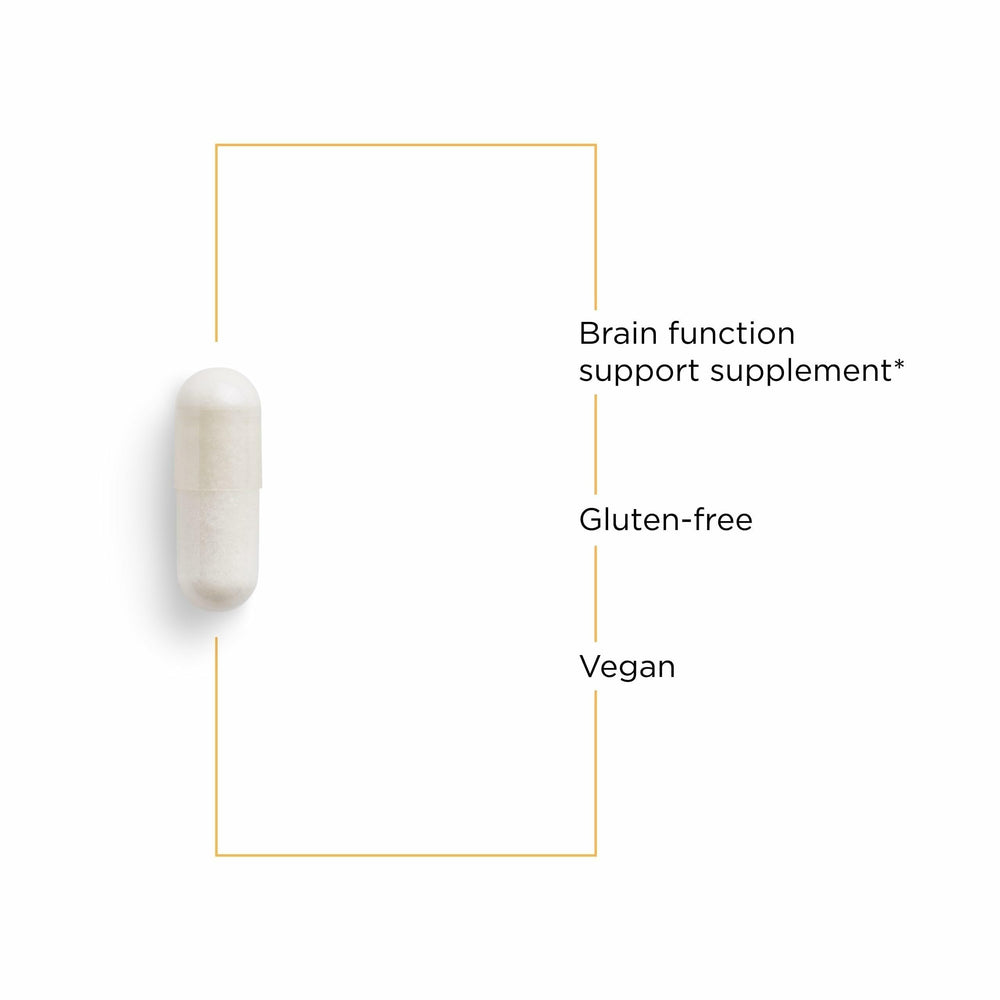 Close-up of Integrative Therapeutics Acetyl L-Carnitine label showing vegan and gluten-free details