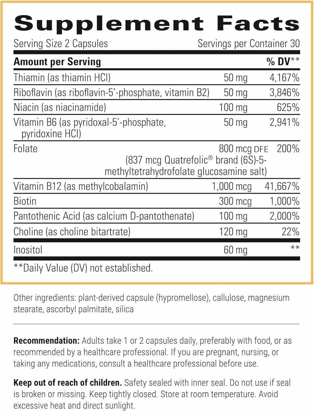 Integrative Therapeutics Active B-Complex capsules close-up highlighting compact, easy-to-take tablets for busy days