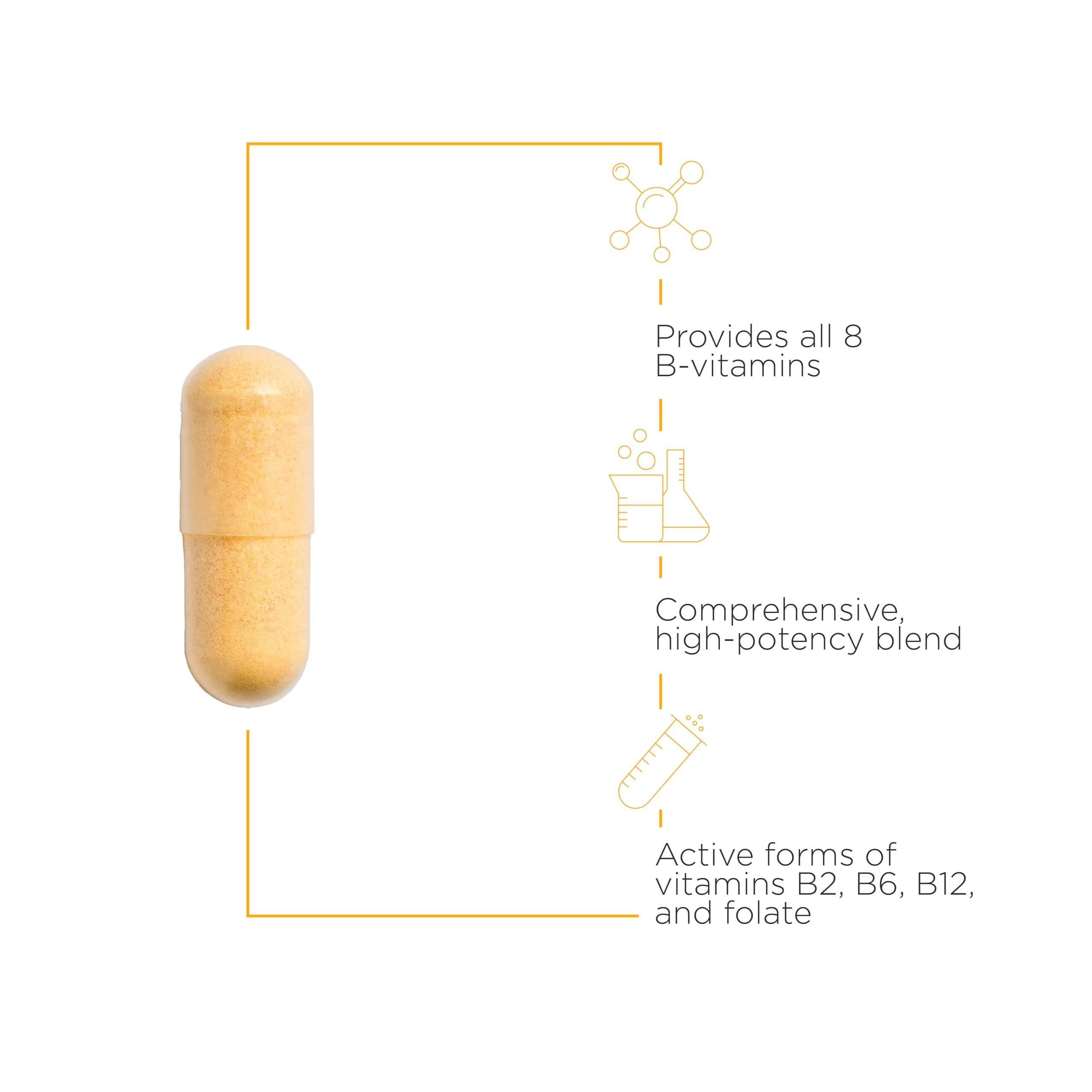 Integrative Therapeutics Active B-Complex label detail showing B2, B6, B12 for cellular energy support