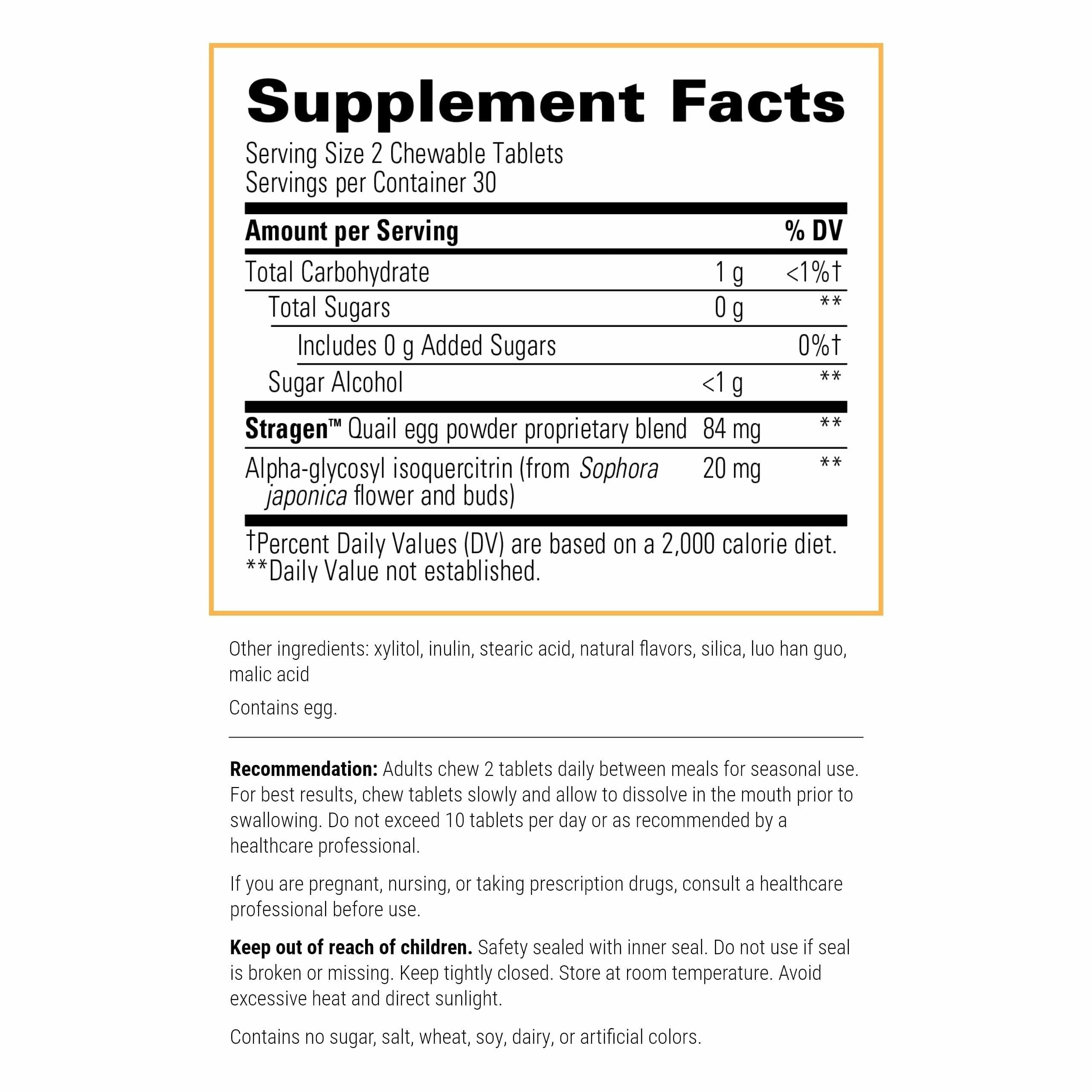 AllQlear berry chewable tablets close-up for easy daily immune support.