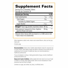 AllQlear berry chewable tablets close-up for easy daily immune support.