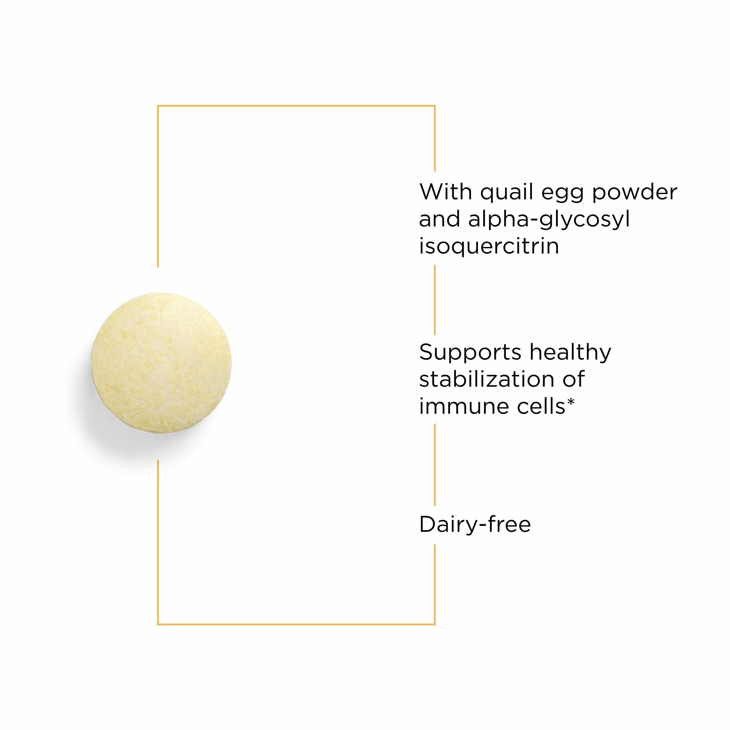 AllQlear quail egg blend highlights premium ingredients for immune balance.