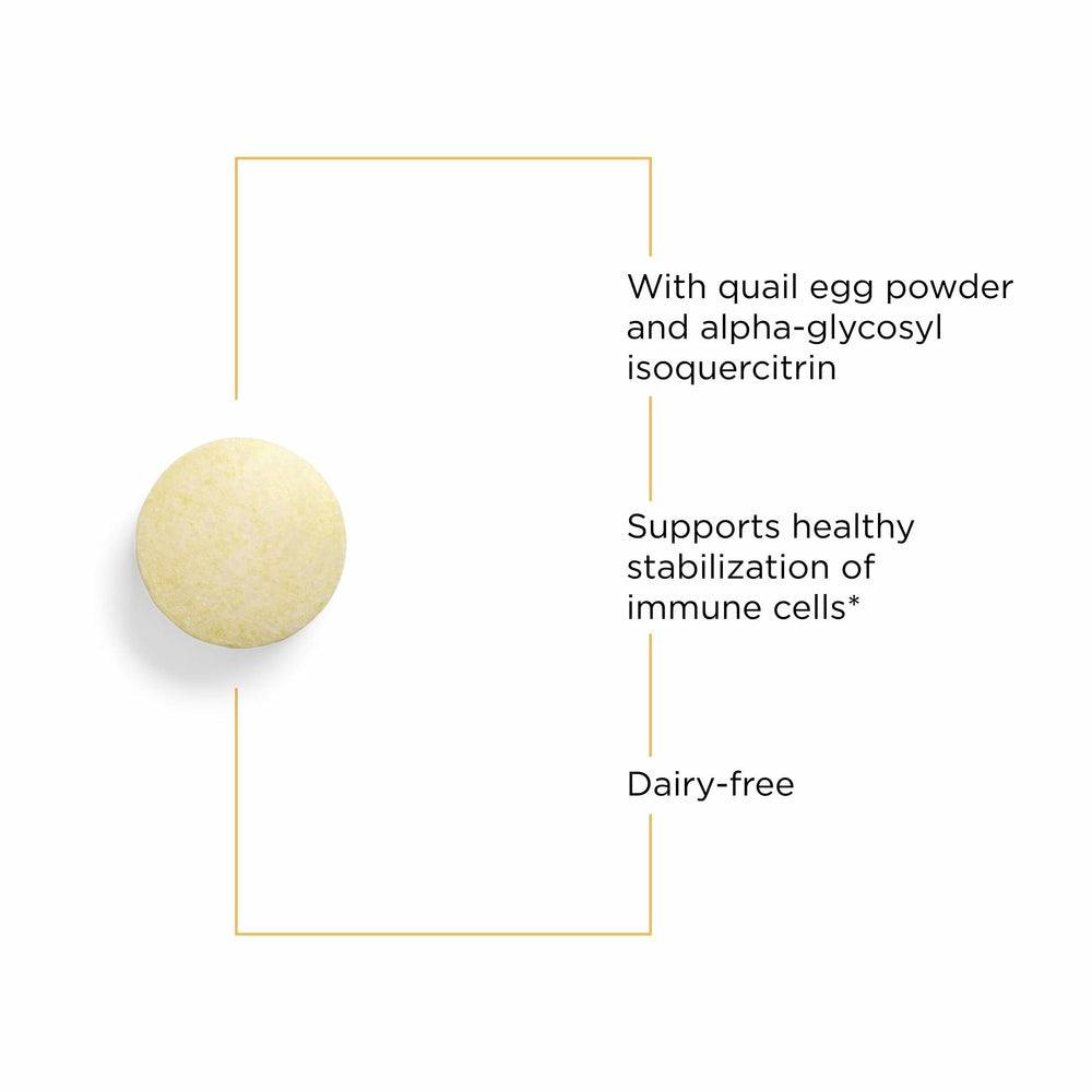 AllQlear quail egg blend highlights premium ingredients for immune balance.